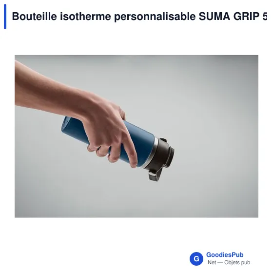 Bouteille isotherme personnalisable SUMA GRIP 500 ml avec logo - Image 5
