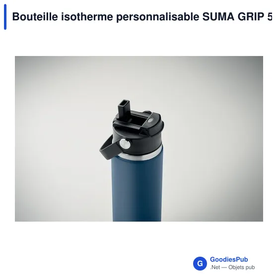 Bouteille isotherme personnalisable SUMA GRIP 500 ml avec logo - Image 6