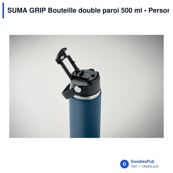 Bouteille isotherme personnalisable SUMA GRIP 500 ml avec logo - Image 7