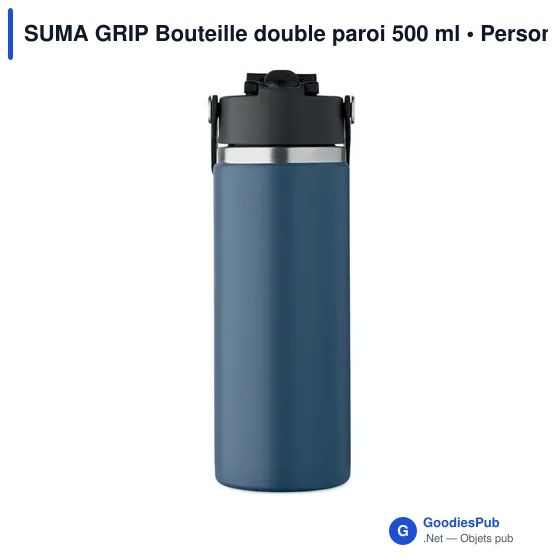 Bouteille isotherme personnalisable SUMA GRIP 500 ml avec logo - Image 9