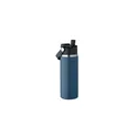 Variante bleu marine - Bouteille isotherme personnalisable SUMA GRIP 500 ml avec logo