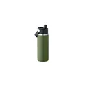 Variante vert foncé - Bouteille isotherme personnalisable SUMA GRIP 500 ml avec logo