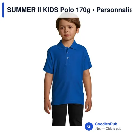 SUMMER II KIDS Polo 170g