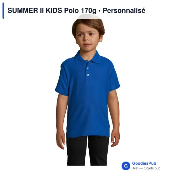 SUMMER II KIDS Polo 170g - Image 10