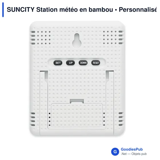 SUNCITY Station météo en bambou - Image 4