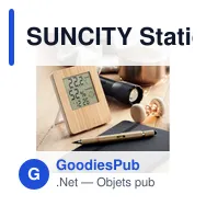 SUNCITY Station météo en bambou - Miniature 6