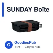 SUNDAY Boîte à lunch avec couverts - Miniature 1