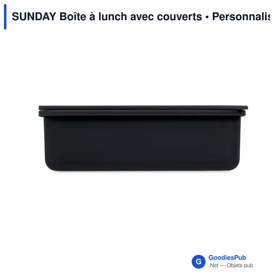 SUNDAY Boîte à lunch avec couverts - Image 2