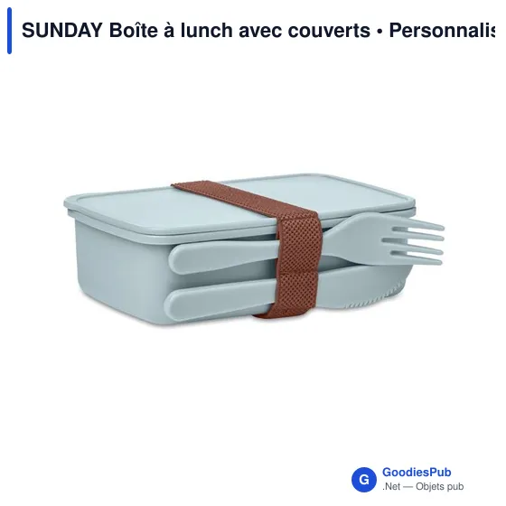 SUNDAY Boîte à lunch avec couverts - Image 11