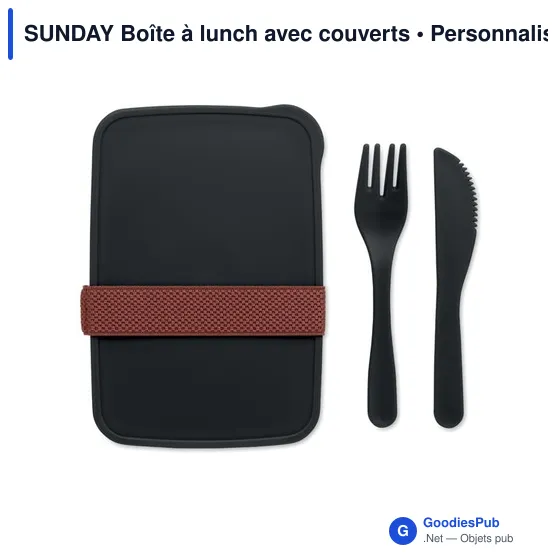 SUNDAY Boîte à lunch avec couverts - Image 3