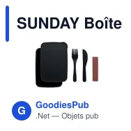 SUNDAY Boîte à lunch avec couverts - Miniature 4