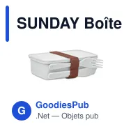 SUNDAY Boîte à lunch avec couverts - Miniature 6