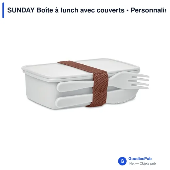 SUNDAY Boîte à lunch avec couverts - Image 6