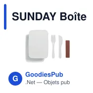 SUNDAY Boîte à lunch avec couverts - Miniature 9