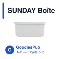 SUNDAY Boîte à lunch avec couverts - Miniature 10