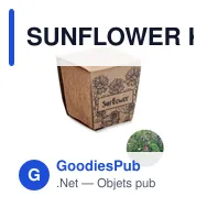 SUNFLOWER KIT Kit de tournesol - Miniature 1