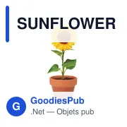 SUNFLOWER Pot graines de tournesol - Miniature 5