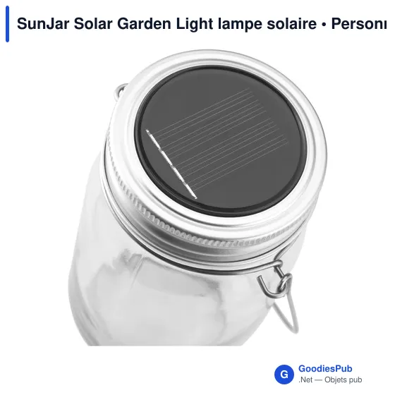 Lampe de jardin personnalisable SunJar avec logo - Image 2