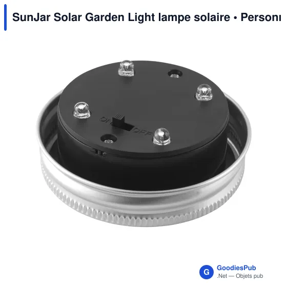 Lampe de jardin personnalisable SunJar avec logo - Image 4