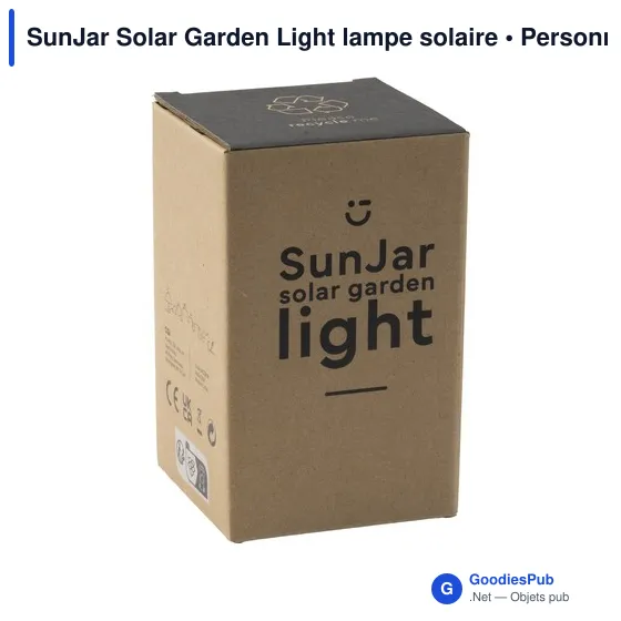 Lampe de jardin personnalisable SunJar avec logo - Image 6