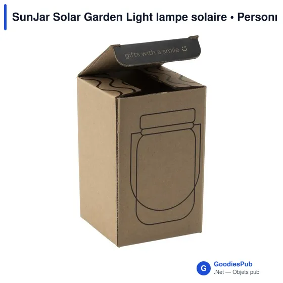 Lampe de jardin personnalisable SunJar avec logo - Image 7