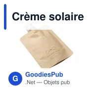 Crème solaire personnalisable SunKraft SPF 30 avec logo - Miniature 2