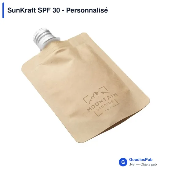 Crème solaire personnalisable SunKraft SPF 30 avec logo - Image 2