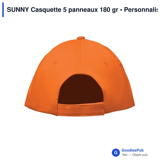 SUNNY Casquette 5 panneaux 180 gr - Image 2