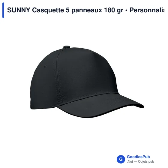 SUNNY Casquette 5 panneaux 180 gr - Image 11
