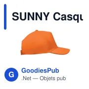SUNNY Casquette 5 panneaux 180 gr - Miniature 3