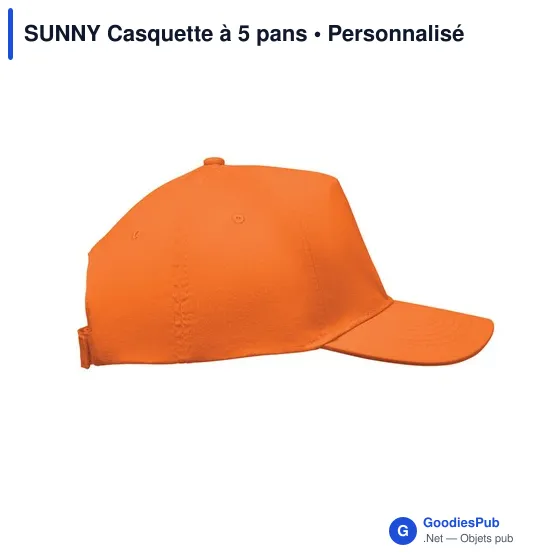 SUNNY Casquette 5 panneaux 180 gr - Image 3