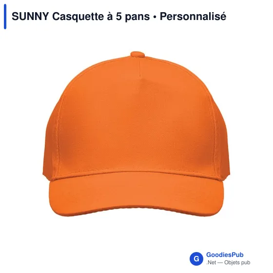SUNNY Casquette 5 panneaux 180 gr - Image 4