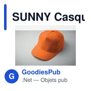SUNNY Casquette 5 panneaux 180 gr - Miniature 5