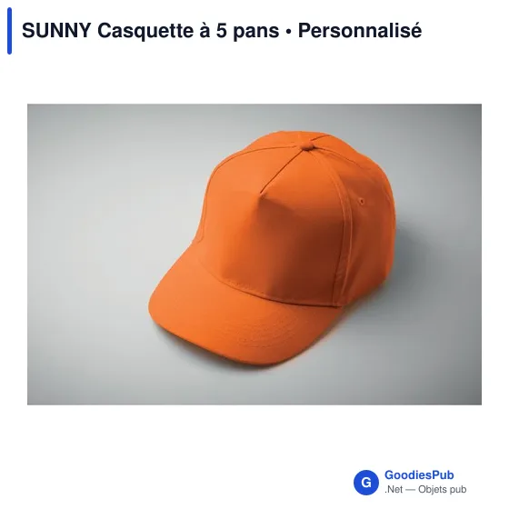 SUNNY Casquette 5 panneaux 180 gr - Image 5