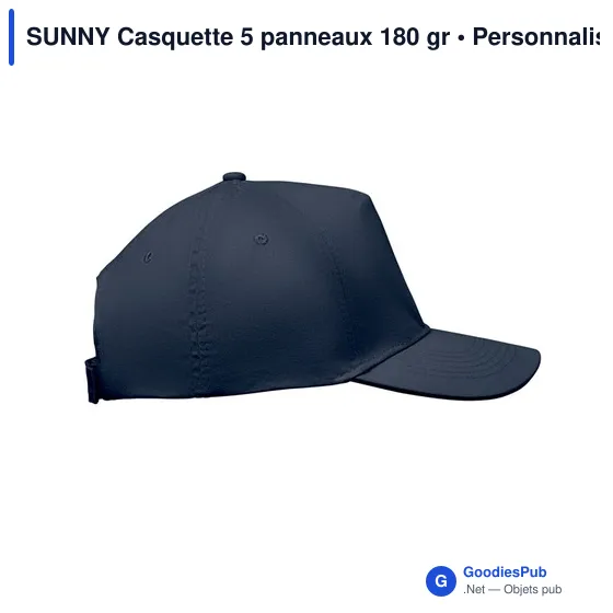 SUNNY Casquette 5 panneaux 180 gr - Image 8