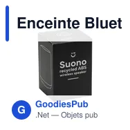 Enceinte Bluetooth personnalisable Suono RCS avec logo - Miniature 1