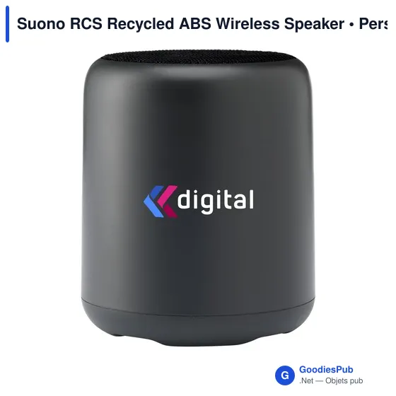 Enceinte Bluetooth personnalisable Suono RCS avec logo - Image 4