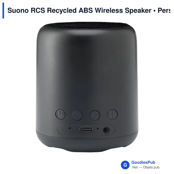 Enceinte Bluetooth personnalisable Suono RCS avec logo - Image 5