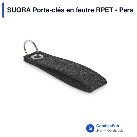 SUORA Porte-clés en feutre RPET