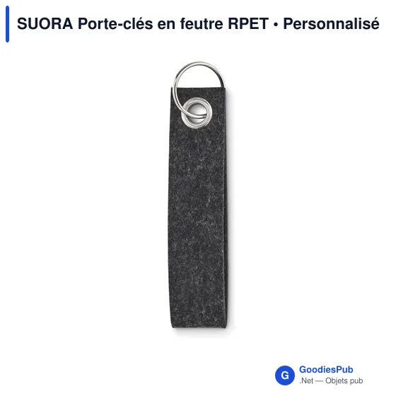 SUORA Porte-clés en feutre RPET - Image 2