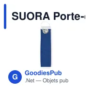 SUORA Porte-clés en feutre RPET - Miniature 11