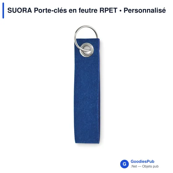 SUORA Porte-clés en feutre RPET - Image 11