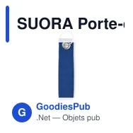 SUORA Porte-clés en feutre RPET - Miniature 12