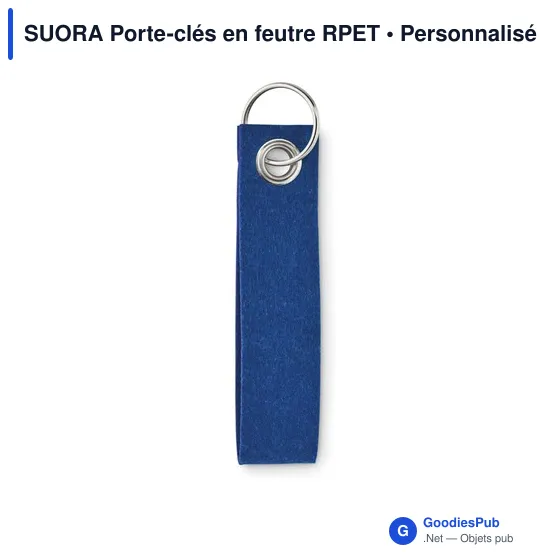 SUORA Porte-clés en feutre RPET - Image 12