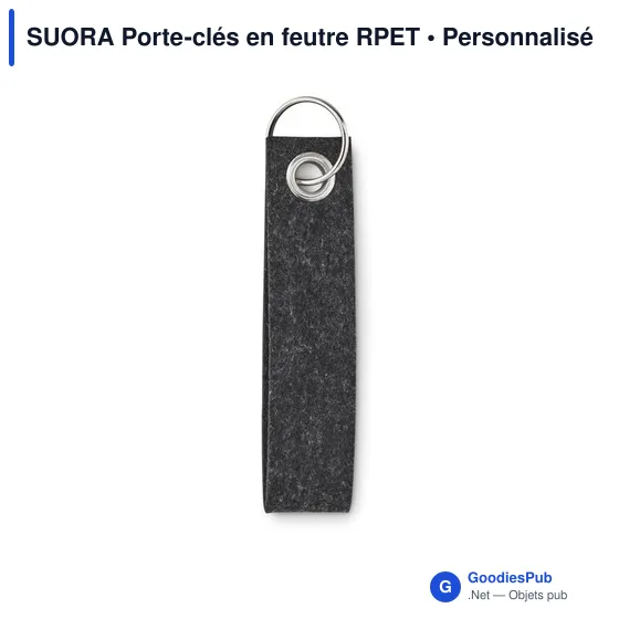 SUORA Porte-clés en feutre RPET - Image 3