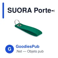 SUORA Porte-clés en feutre RPET - Miniature 4