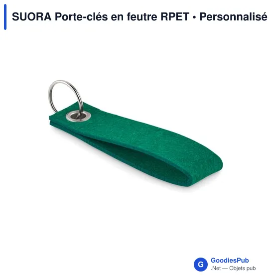SUORA Porte-clés en feutre RPET - Image 4