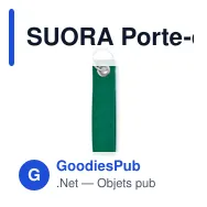 SUORA Porte-clés en feutre RPET - Miniature 5