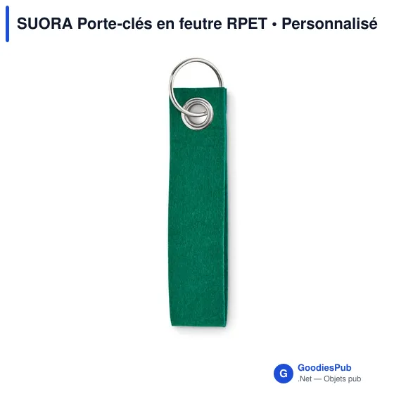 SUORA Porte-clés en feutre RPET - Image 5