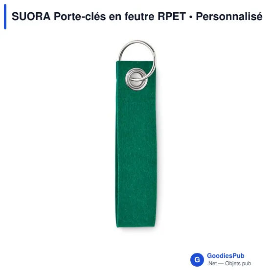 SUORA Porte-clés en feutre RPET - Image 6